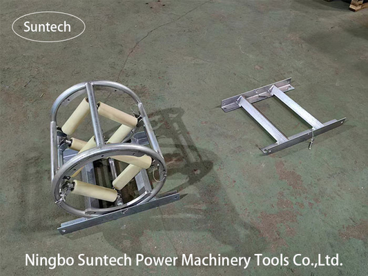 Power Cable Installation Cable Roller Pulley With Dustproof Bearing