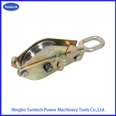 Casting Steel Wheel Sheave Hook Type Lifting Block Hoisting Tackle Pulling Tools