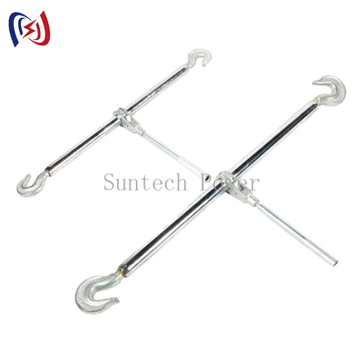 Dual Hook Steel And Aluminium Alloy Turnbuckle For Power Transmission