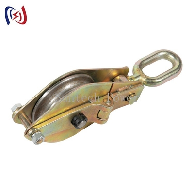 30KN 100KN Double Sheave Hoisting Tackle Conductor Stringing Tools