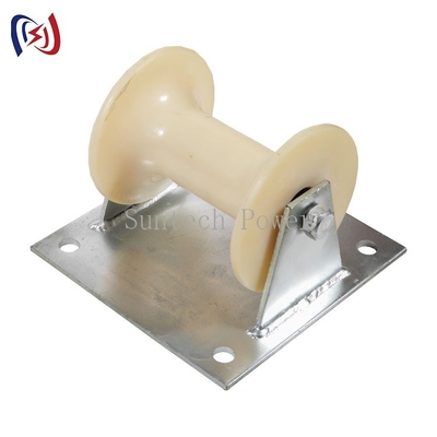 Steel Pipe Bridge Capacity 10KN Cable Reel Roller