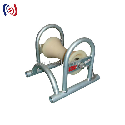Shock Resistant Underground Cable Pulling Roller With Nylon Aluminum Sheave