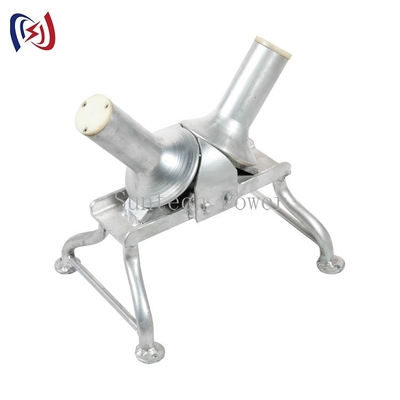 Two Nylon Wheels Smooth Corner Cable Roller 150mm For Conductor