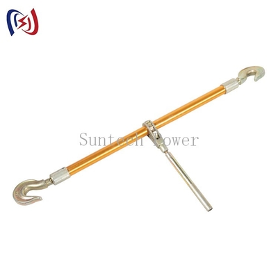 Aluminum Alloy Double Hook Light Weight Steel Turnbuckle For Power Construction