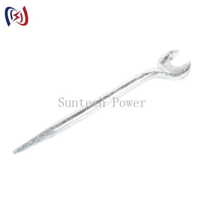 Open End Wrench With Sharp Tail For Fast Easy Power Line Construction