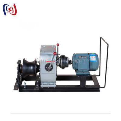 Gasoline Powered 5RPM Cable Winch Puller
