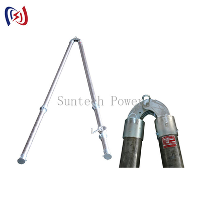 A Shape Tubular Gin Pole Stringing Tools In Tower Erection Tools