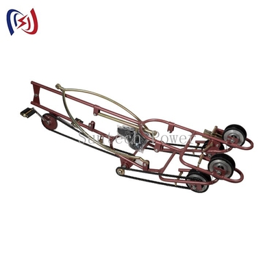 1kN Aluminum Sheave Inspection Trolley For Transmission Line Maintenance