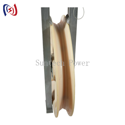 Overhead Line Cast Steel Frame Wire Cable Pulling Conductor Stringing Pulley Blocks