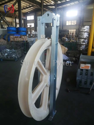 822 Series Stringing Block Overhead Transmission Line Tools With Customized Sheave Dimension And High Load Capacity