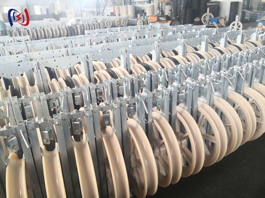 822 Series Stringing Block Overhead Transmission Line Tools With Customized Sheave Dimension And High Load Capacity