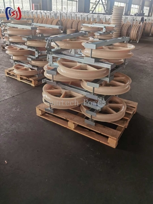 916 Series Stringing Block Customizable Overhead Transmission Line Tools For ACSR720 Conductor