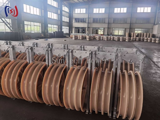 916 Series Stringing Block Customizable Overhead Transmission Line Tools For ACSR720 Conductor