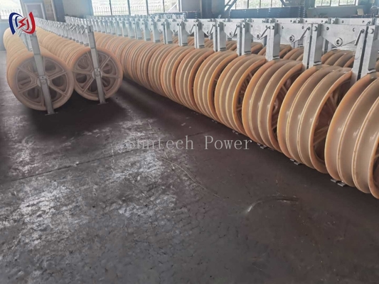 916 Series Stringing Block Customizable Overhead Transmission Line Tools For ACSR720 Conductor