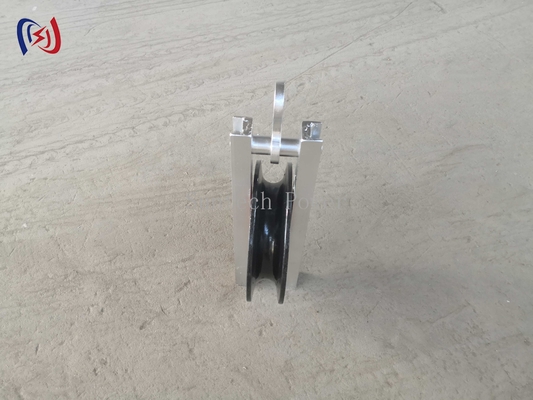 High Speed Turning Block Single Steel Sheave Conductor Stringing Blocks