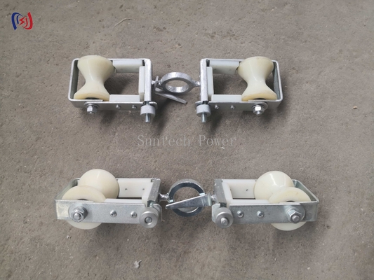 Double Sheave Block For Changing Line Suitable For Exchanging Overhead Grounding Wire With OPGW Operation