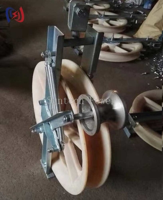 Grounding Roller Stringing Block Conductor Stringing Blocks Transmission Line Grounding Roller
