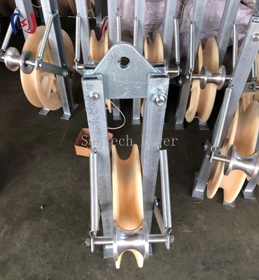 Grounding Roller Stringing Block Conductor Stringing Blocks Transmission Line Grounding Roller