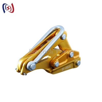 Efficiently Tension Conductor Wires With Conductor Stringing Blocks For Easy Smooth Power Line Construction