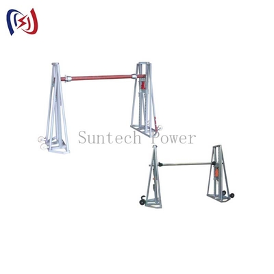 Hydraulic Cable Reel Stand | Heavy-Duty Wire Payoff System with Adjustable Tension