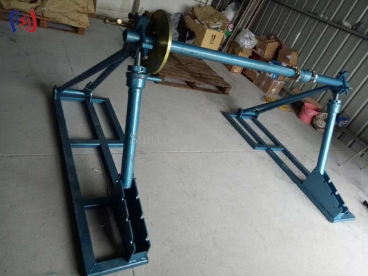 Heavy-Duty Detachable Cable Reel Stand | 10-Ton Capacity, Corrosion-Resistant Frame for Substation & Transmission Projects​​