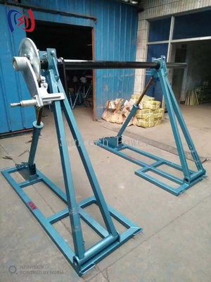 Heavy-Duty Detachable Cable Reel Stand | 10-Ton Capacity, Corrosion-Resistant Frame for Substation & Transmission Projects​​