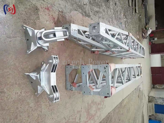 Heavy Duty Inner Suspended Lattice Gin Pole For Transmission Tower Construction
