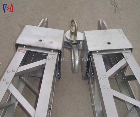 Engineered A Shape Lattice Gin Pole For Heavy Load Lifting