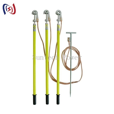 Heavy Duty Grounding Lead With Copper Clamp For Electrical Safety