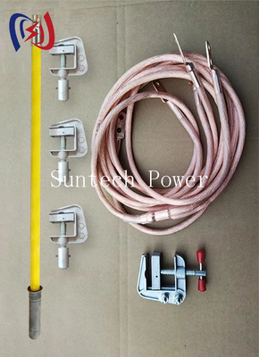 Heavy Duty Grounding Lead With Copper Clamp For Electrical Safety