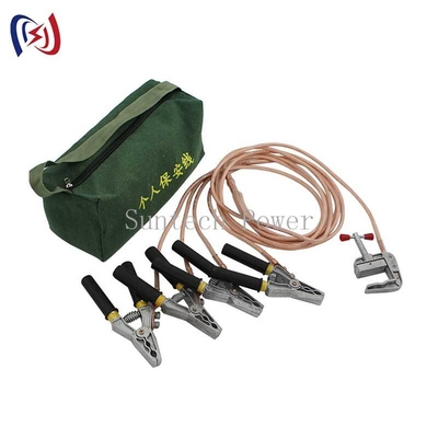 Industrial Safety Grounding Wire Kit With Durable Storage Bag For Easy Transport​