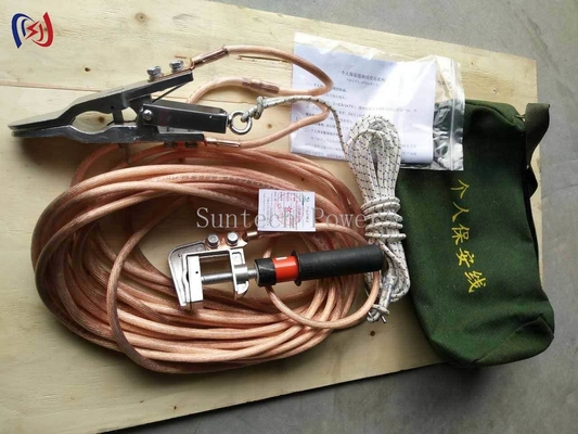 Industrial Safety Grounding Wire Kit With Durable Storage Bag For Easy Transport​