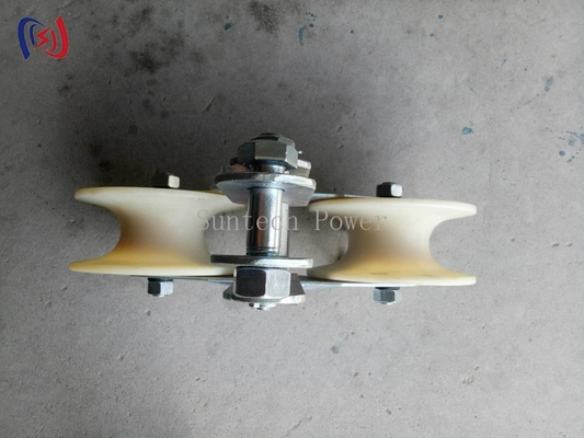 Dual-Sheave Stringing Block With Ball Bearings For Smooth Cable Pulling​