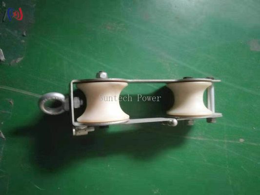 Multi-Groove Double Sheave Block For Parallel Cable Installation