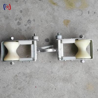 Multi-Groove Double Sheave Block For Parallel Cable Installation