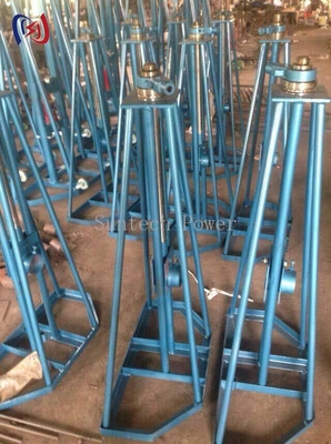 Simple Reel Stand High Efficiency Cable Spool Support For Grid Projects​