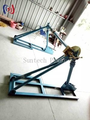 DetachableTypeCableReelStandHeavyDutyConstructionForIndustrialPowerProjects