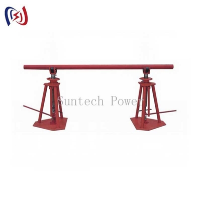 HydraulicColumnTypeCableReelStandAdjustable08mTo20mHeightForHVProjects