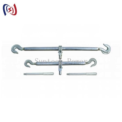 Heavy Duty Dual Hook Steel Turnbuckle For Power Line Tensioning And Support