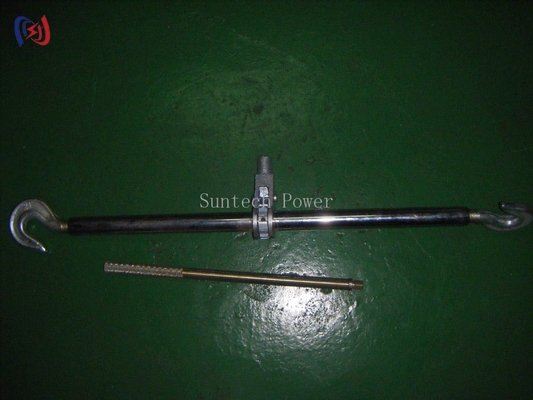 Heavy Duty Dual Hook Steel Turnbuckle For Power Line Tensioning And Support