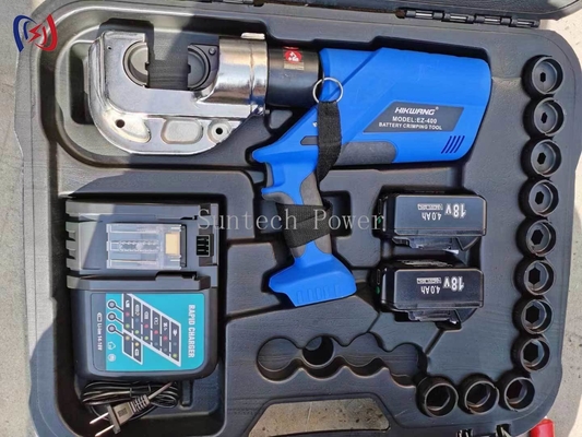 Battery Powered Hydraulic Crimping Pliers Cordless Solution For Industrial Power Connections