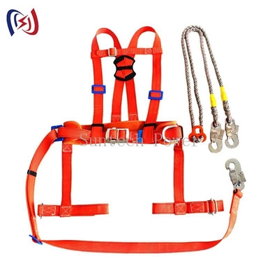 Single Harness Safety Harness 100KG Load Industrial Fall Protection