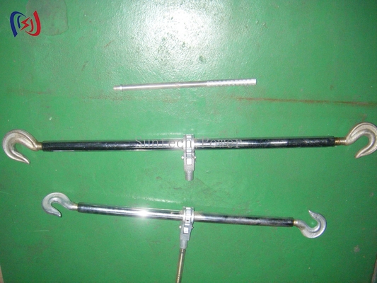 Dual-Hook Steel Turnbuckle 5-100KN for Power Line Construction