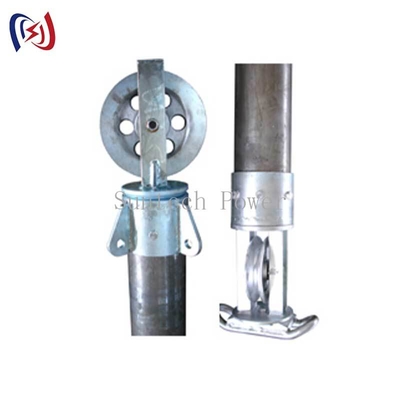 Inner-Suspended Tubular Gin Pole 9-11M for Tower Construction