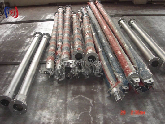 A-Shape Tubular Gin Pole LBGR120A for Transmission Tower Construction