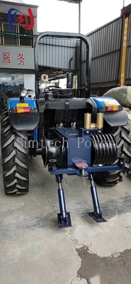 22KW Tractor-Drawn Winch 20-40KN for Power Line Construction