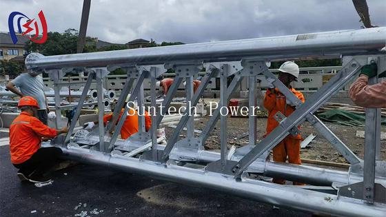 Steel Pipe Cable Tray 1-Year Warranty for Power Line Support