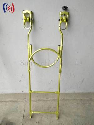 Professional Hanging Rope Ladder Inspection Trolleys with 1-1.8MM Length and 4.5-8KG Weight for 35% More Stable Transmission Line Maintenance