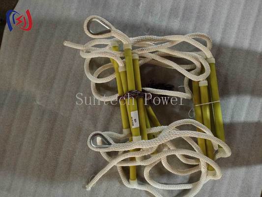 Lightweight Insulated Rope Ladder with Nylon Rope for Electrical Substation Maintenance
