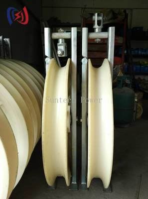 Heavy Duty 822 Series Conductor Stringing Block with R570 Bend Radius and 760x120x480mm Outline Size